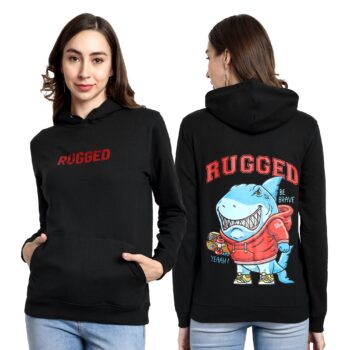 Women Hooded Sweatshirt-Rugged