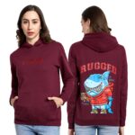 Women Hooded Sweatshirt-Rugged