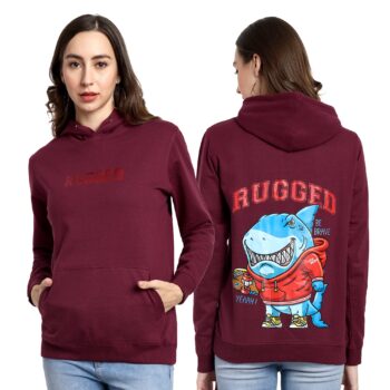Women Hooded Sweatshirt-Rugged