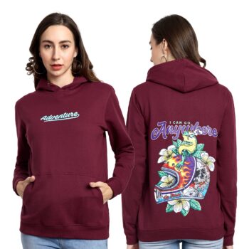 Women Hooded Sweatshirt-Adventure