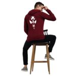 Men-zipper-hoodie-Marron-Back-long-AU-_64