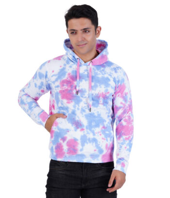 Mens Tie Dye Hooded Sweatshirts