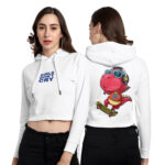 Graphic Print Crop Top Regular Fit