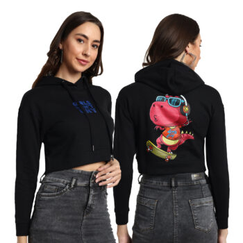 Graphic Print Crop Top Regular Fit