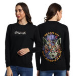Womens Graphic Print  Sweatshirt With Round Neck