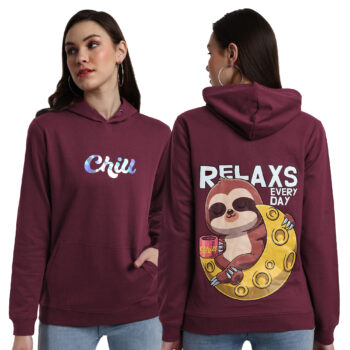 Womens Graphic Print Regular Fit Hoodie