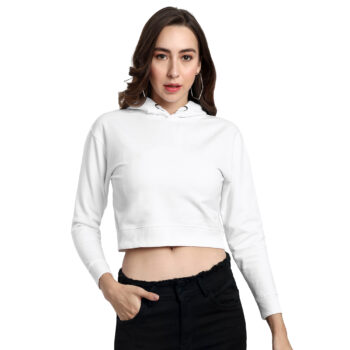 Women Plain Crop Top