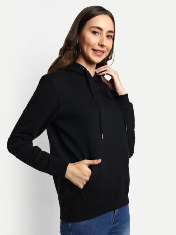 Womens Regular Fit Hoodie Plain
