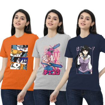 Womens 3-Pack Graphic T-shirt