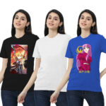 3PACK 1PRINT+1SOLID+1PRINT(BLACK+WHITE+ROYALBLUE)