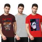 3Pack 2-Graphic With 1-Solid T-shirt