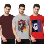 3Pack 2-Graphic With 1-Solid T-shirt