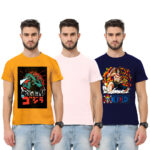 3Pack 2-Graphic With 1-Solid T-shirt