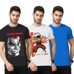 3Pack 2-Graphic With 1-Solid T-shirt
