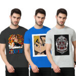 3PACK 3PRINT [CHARGOL MILANGE+ROYAL BLUE+GRAY MILANGE]