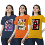 Womens 3-Pack Graphic T-shirt