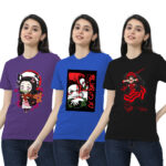 3PACK 3PRINT(PURPLE+ROYALBLUE+BLACK)