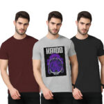 3Pack-2-Solid With 1-Graphshirtic T-shirt