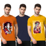 3pack 1print+1solid+1print(orange+mustrad yellow+navy)front
