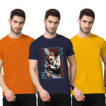 3Pack-2-Solid With 1-Graphic T-shirt